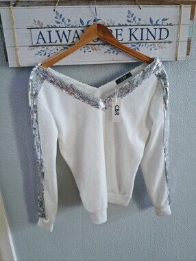 CBR Fleece Sequin Top